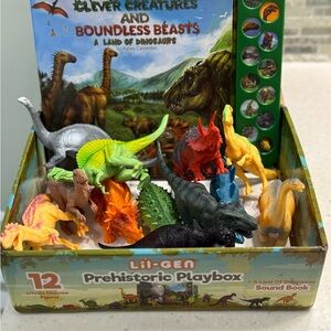 Li'l-Gen Prehistoric Playbox Dinosaur Figures